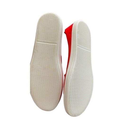 H&M red flat sneakers size 8.5 - Picture 7 of 9